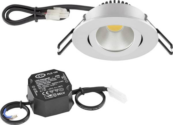 EVN PC20N91527 PC20N91527 LED ugradna svjetiljka   LED LED fiksno ugrađena 8.4 W krom boja