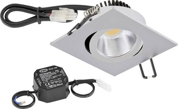 EVN PC24N61502 PC24N61502 LED ugradna svjetiljka   LED LED fiksno ugrađena 6 W krom boja