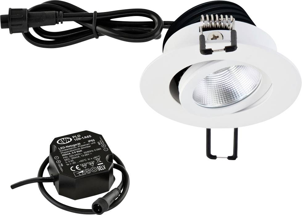 EVN PC650N90140 PC650N90140 LED-inbouwlamp LED LED vast ingebouwd 8.4 W Wit