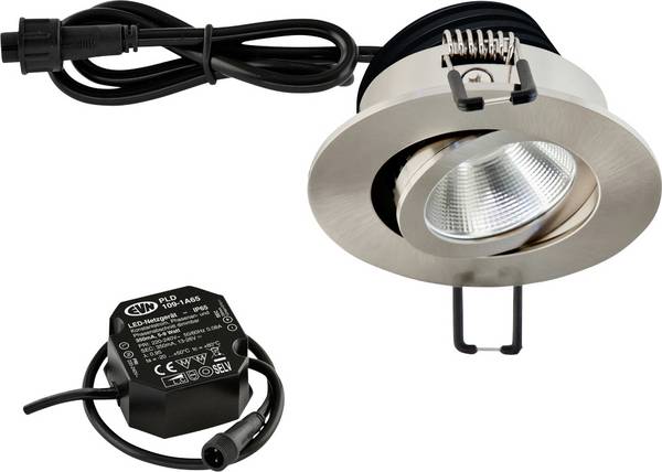 EVN PC650N91340 PC650N91340 LED ugradna svjetiljka   LED LED fiksno ugrađena 8.4 W plemeniti čelik