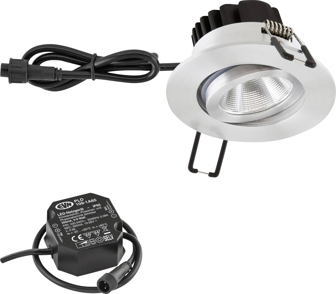 EVN PC650N91402 PC650N91402 LED-inbouwlamp LED LED vast ingebouwd 8.4 W Aluminium