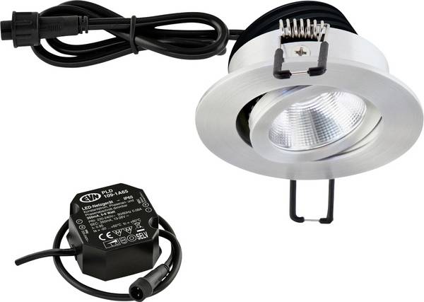 EVN PC650N91440 PC650N91440 LED ugradna svjetiljka   LED LED fiksno ugrađena 8.4 W aluminij boja