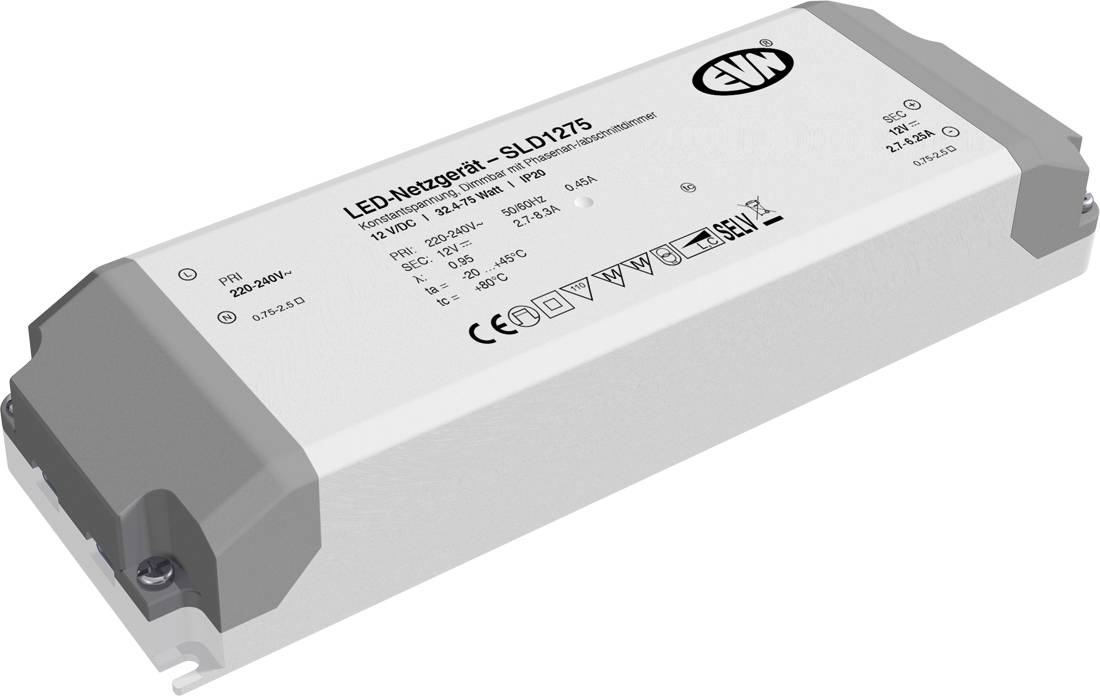 EVN SLD1275 LED transformator konstantni napon 12 V/DC zatamnjivanje 1 St.-1