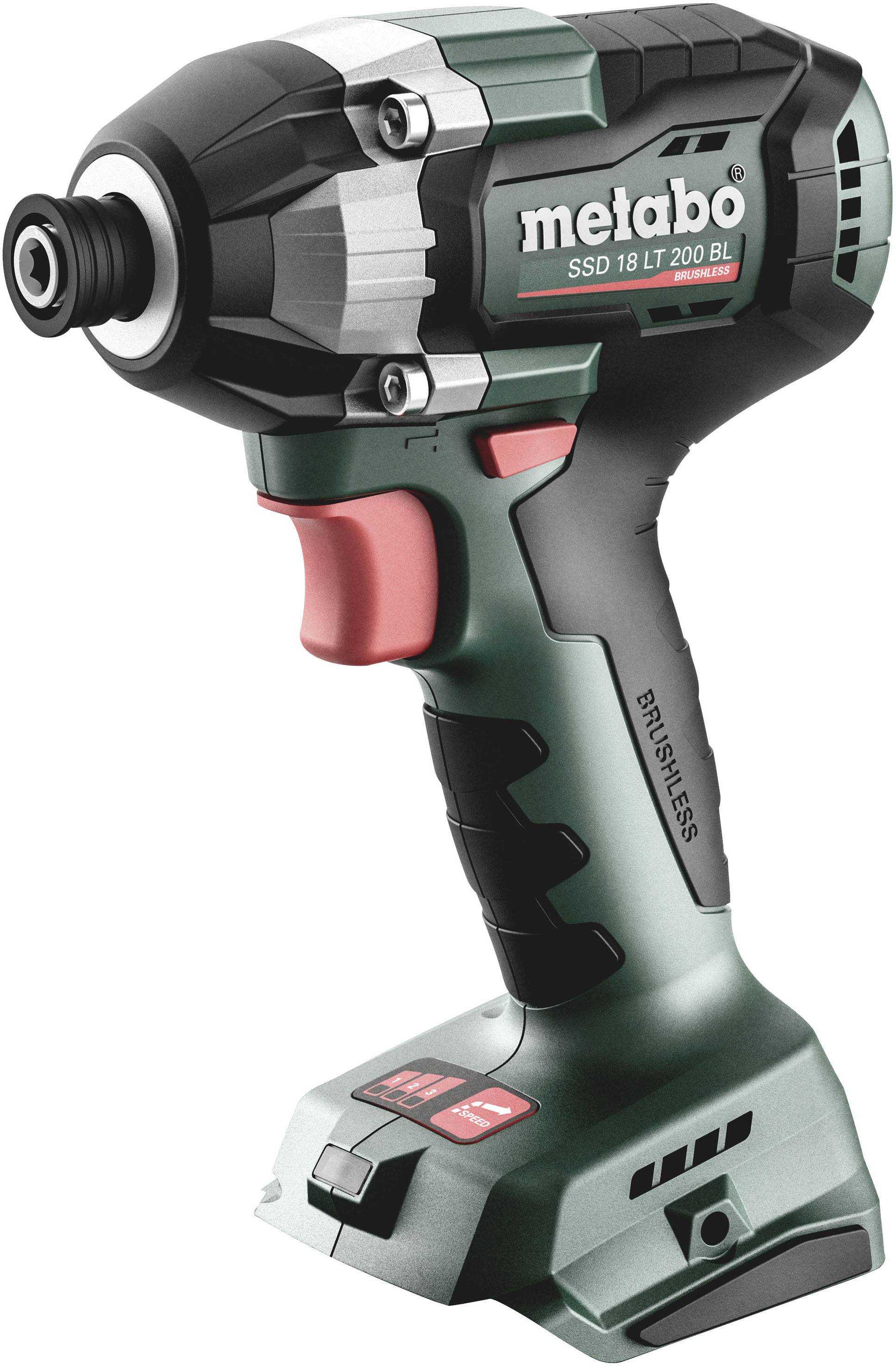 Metabo SSD 18 LT 200 BL 602397840 Slagskruvdragare batteri 200 Nm 18 V exkl. batteri/laddare