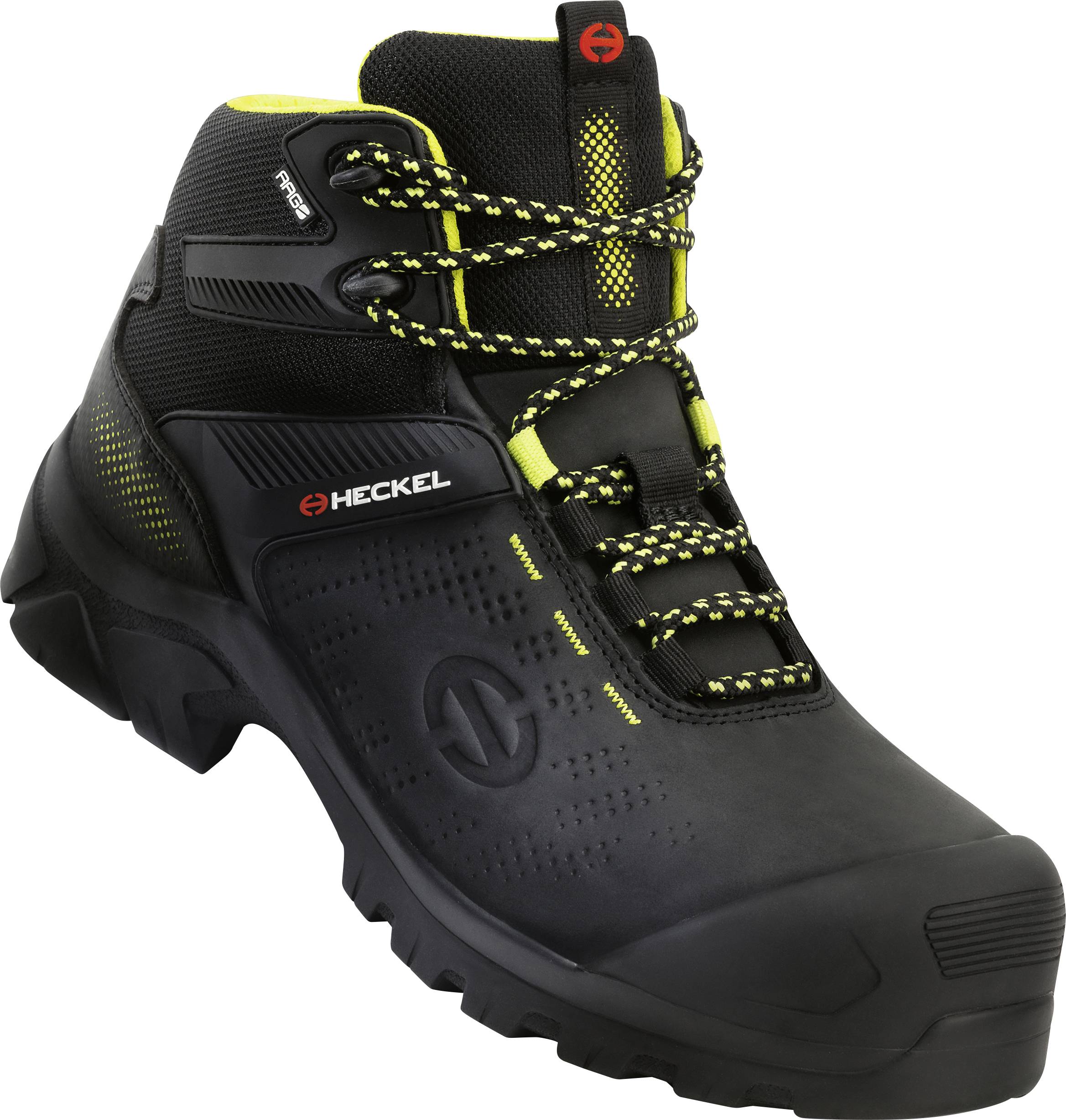 Heckel MACCROSSROAD 3.0 S3 HIGH 6731345 S&auml;kerhetsst&ouml;vlar S3 Skostorlek (EU): 45 Svart, Gul 1 par