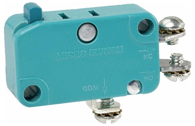 HONEYWELL V3-1001 Microschakelaar SNAP ACTION; 10A/125VAC; zonder hefboom; SPDT - 1 stuk
