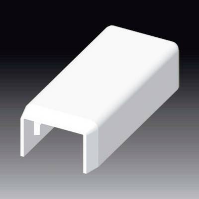 Bijeli plastični kopčasti prihvatač pravokutnog oblika u 3D prikazu, koji vjerojatno služi kao poklopac ili zaštitni omot.