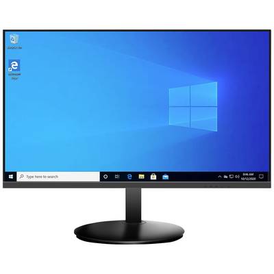 Zaslon računala prikazuje Windows 10 radnu površinu sa plavom pozadinom i nekoliko ikona programa s lijeve strane.