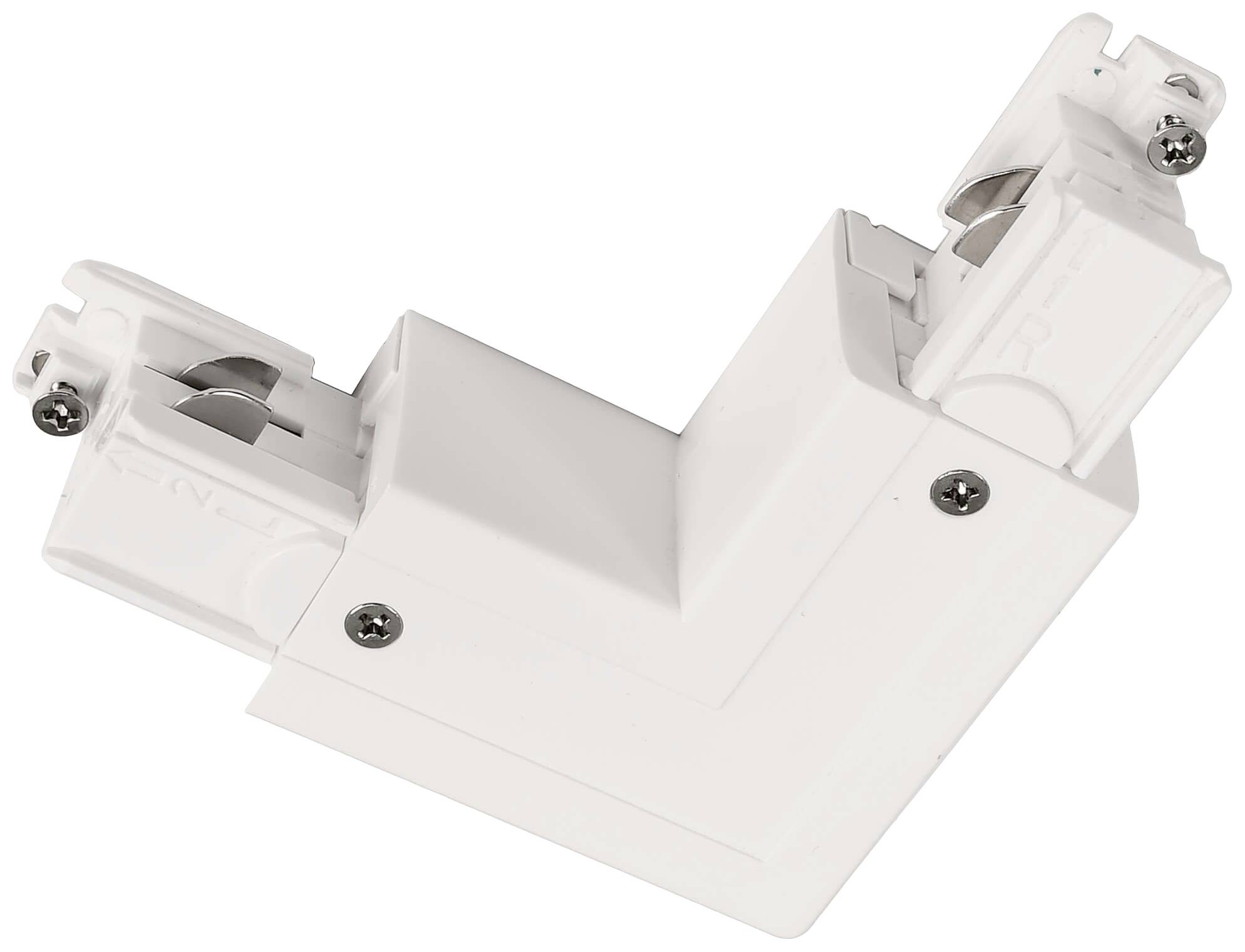Deko Light 710036 D Line 90°-Verbinder links-rechts mit Wechselmechanik 230V-railsysteemcomponenten Stroomrail 3-fasig Wit