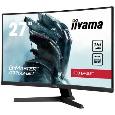 27-inčni IIYAMA G-Master gaming monitor, model G2766HSU 'Red Eagle', s frekvencijom osvježavanja od 165 Hz i zakrivljenošću od 1500R.