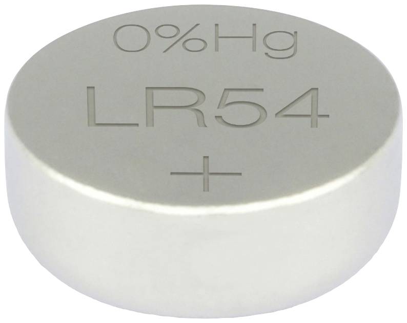 Ambalaža GP Ultra+ 1,5V alkalne baterije, zeleno-sive boje, sa šest gumbastih ćelija i ispisom 'LONG LASTING POWER'.