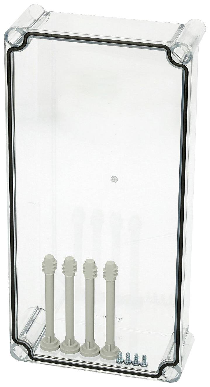 Fibox Cover, PC Transparent 3720557 Universele behuizing 380 x 190 x 80 Polycarbonaat Grijs-wit (RAL 7035) 1 stuk(s)