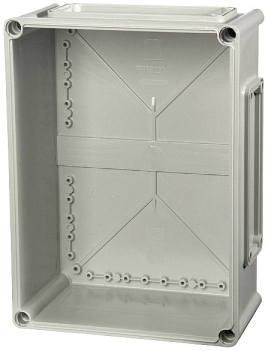 Fibox Base, PC Openings, 3x size 2 flange + 1x size 3 flange 3530315 Behuizing onderkant 380 x 280 x 150 Polycarbonaat Grijs-wit (RAL 7035) 1 stuk(s)