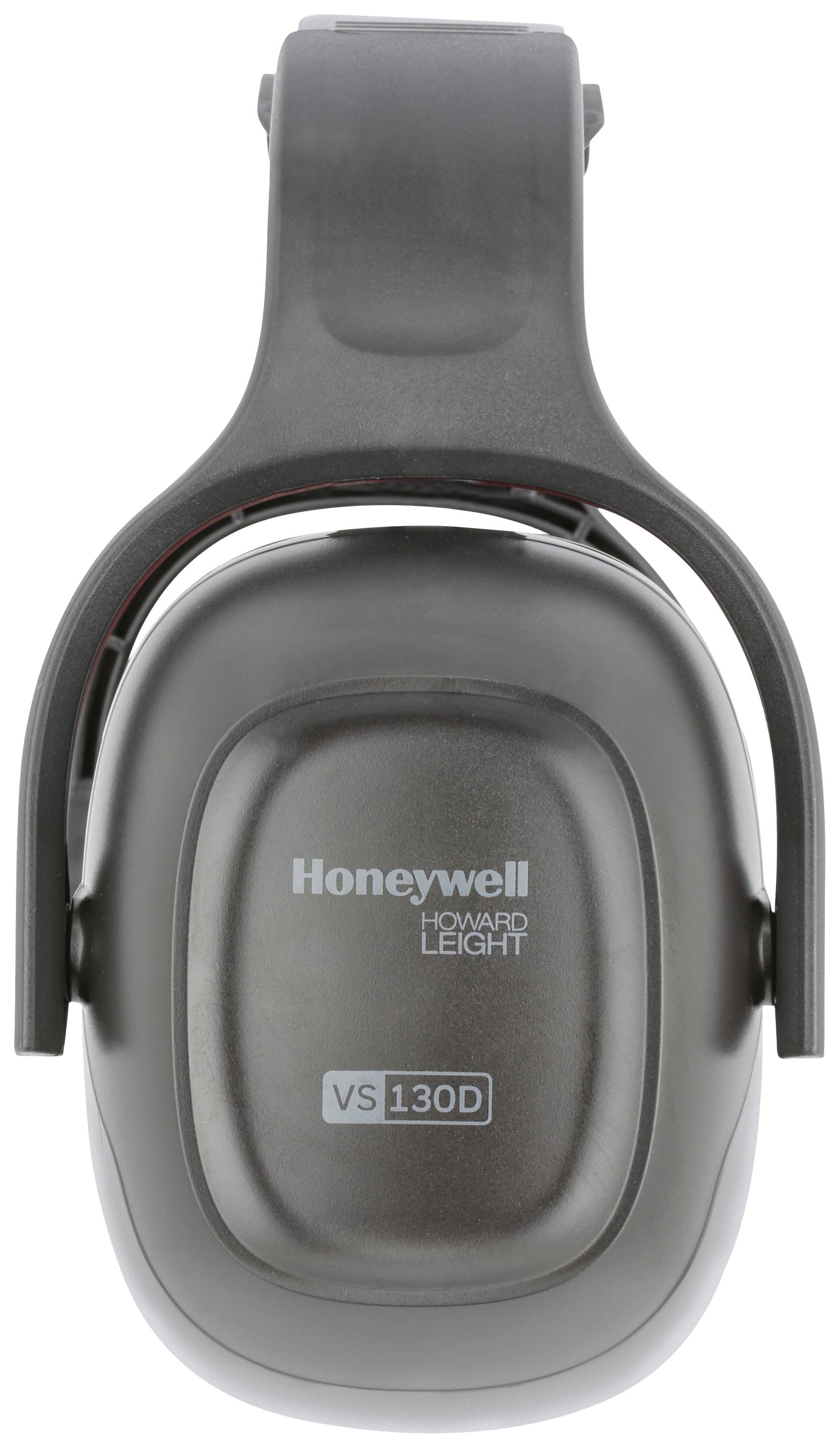 Zaštitna oprema za sluh 'Honeywell Howard Leight VS130D' u crnoj boji, pogled sa strane.