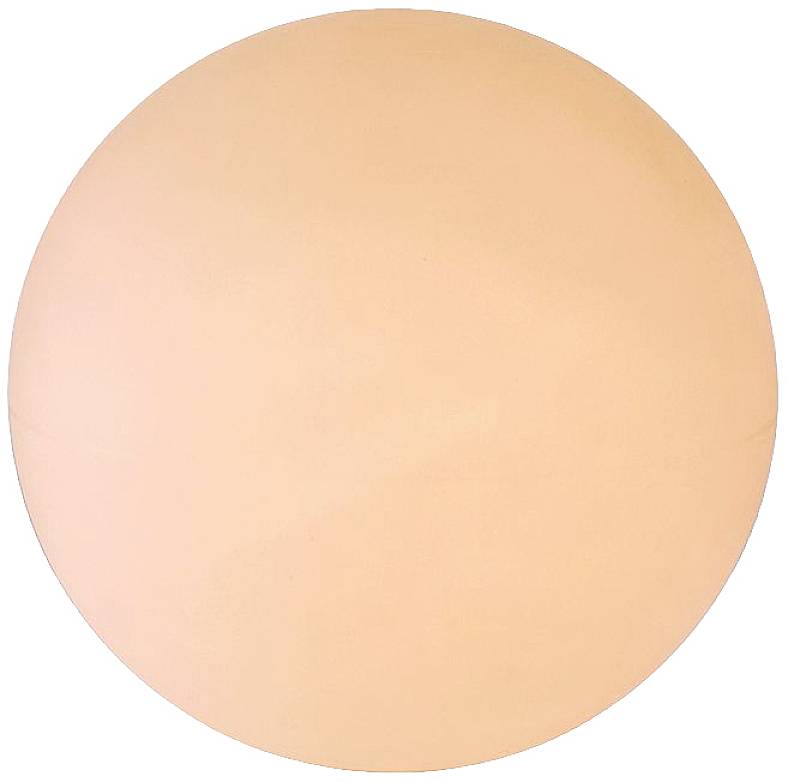 Narančasta kugla na bijeloj pozadini.