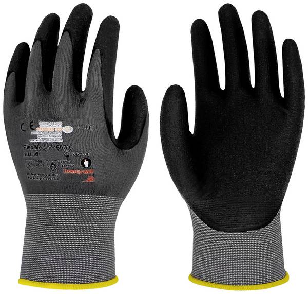 KCL 066310841E FLEXMECH 663+ TOUCHSCREEN  rukavice za montažu  EN 397    1 St.