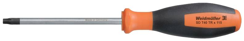 Weidmüller SD T40 TR X 115 TX-schroevendraaier Grootte T 40 Koplengte: 115 mm 1 stuk(s)