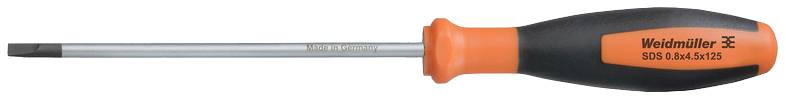 Weidmüller SDS 0.8X4.5X125 Platte schroevendraaier Kopbreedte: 4.5 mm Koplengte: 125 mm