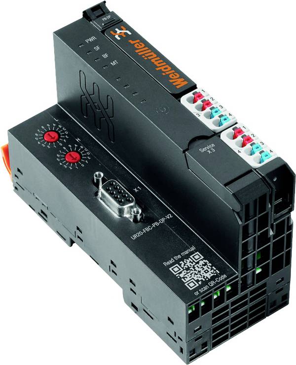 Weidmüller UR20-FBC-PB-DP-V2 2614380000 PLC spojnica za sabirničko polje 24 V/DC