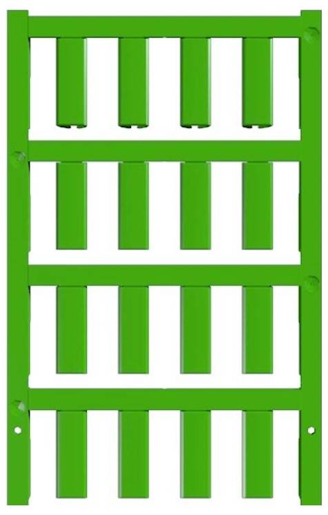 Weidmüller 2741190000 2741190000 Kabelmarkeringssysteem Montagemethode: Kabelbinder Markeringsvlak: 21 x 7.4 mm Groen Aantal markeringen: 192 192 stuk(s)