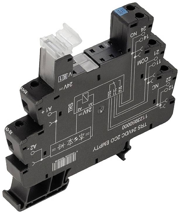 Weidm&uuml;ller TRS 24-230VUC 2CO EMPTY ED2 Relaissocket (l x b x h) 87.8 x 12.8 x 89.6 mm 10 stuk(s)