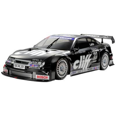 Crni sportski automobil s logotipima marke i startnim brojem 20. Automobil ima wing spoiler straga. Modelna dekoracija u DTM stilu.