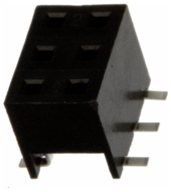 Amphenol 55510-106LF Female header (standaard) Inhoud: 1 stuk(s)