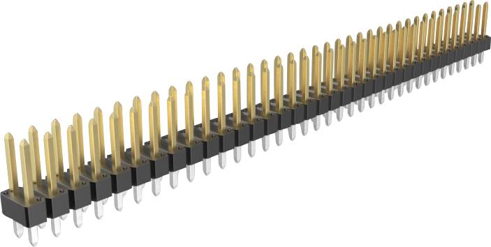 Amphenol Male header (standaard) 77313-101-72LF 1 stuk(s)