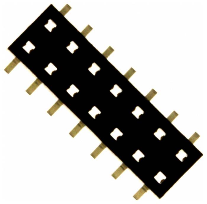 Amphenol 55510-114LF Female header (standaard) Inhoud: 1 stuk(s)