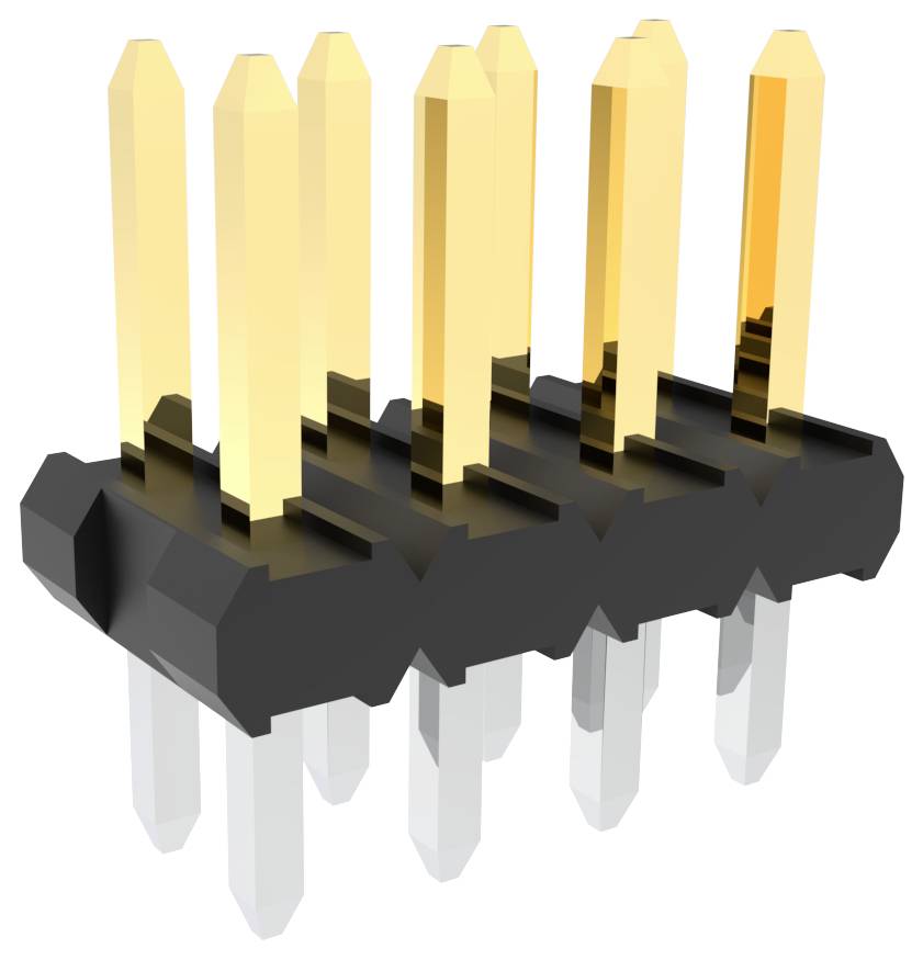 Amphenol Male header (standaard) 57102-G06-04ULF 1 stuk(s)