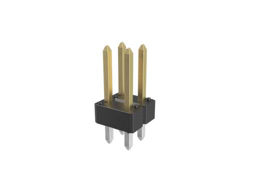 Amphenol Male header (standaard) 77313-101-04LF 1 stuk(s)