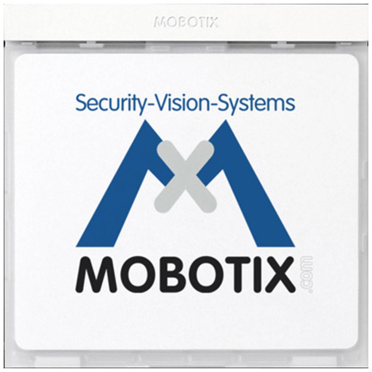 Logo tvrtke Mobotix s geslom 'Security-Vision-Systems'.