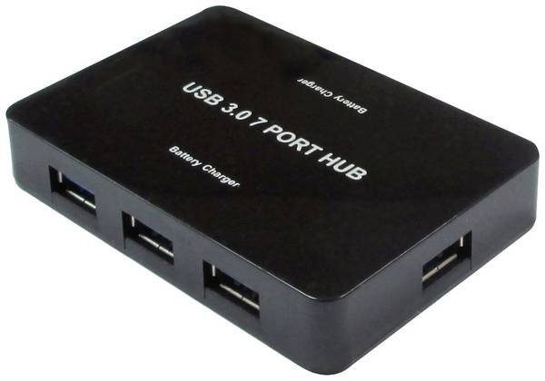 Value 14.99.5047 USB-Hub 7 ulaza USB a USB 3.2 gen.1 5 GBit/s  crna