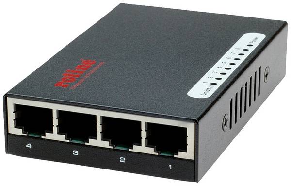 Roline 21.14.3134  mrežni preklopnik  10 / 100 MBit/s USB napajanje