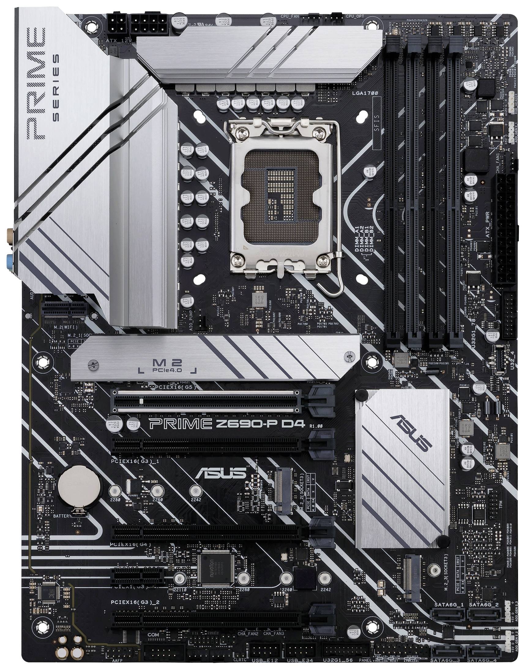 Asus PRIME Z690-P D4 matična ploča Baza Intel® 1700 Faktor oblika (detalji) ATX Set čipova matične ploče Intel® Z690