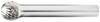 Hazet 9032-06KU glodalo za metal kuglični 9 mm Radna duljina 19 mm Promjer osovine 6 mm