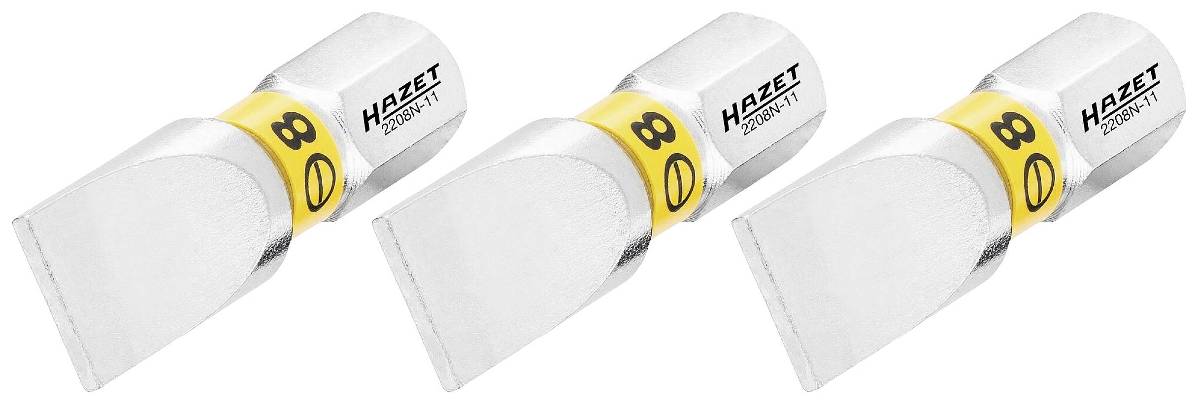 Hazet 2208N-11/3 2208N-11/3 Inbus-bit Aandrijving: 1/4 (6,3 mm) Uitvoering: Zeskant 8 mm 25 mm
