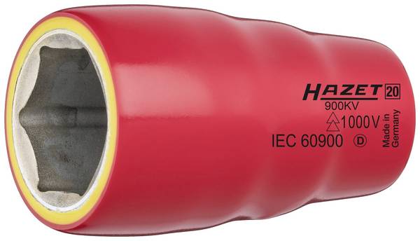 Hazet 900KV-19 900KV-19  nastavak za nasadni ključ izolirani 19 mm 1/2"    1"
