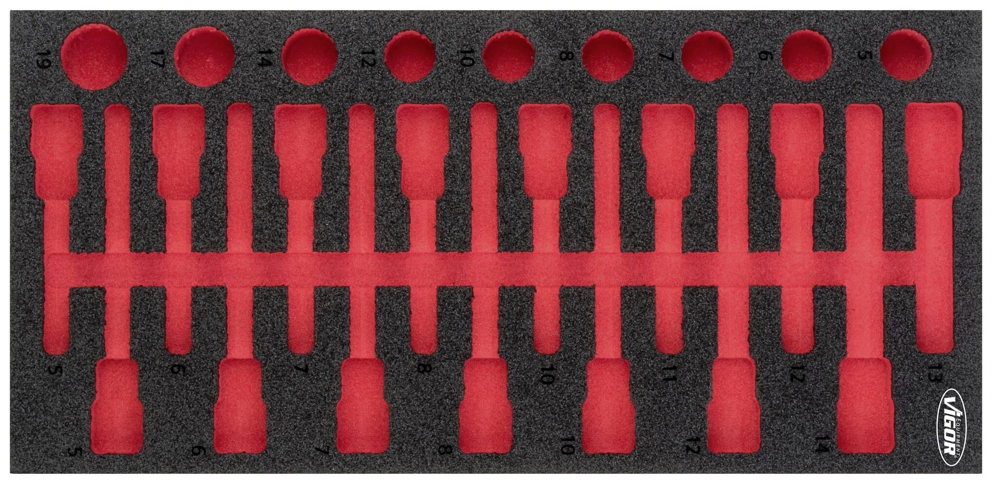 Vigor V5097-L V5097-L Plukschuiminlegstuk (l x b) 393 mm x 188 mm