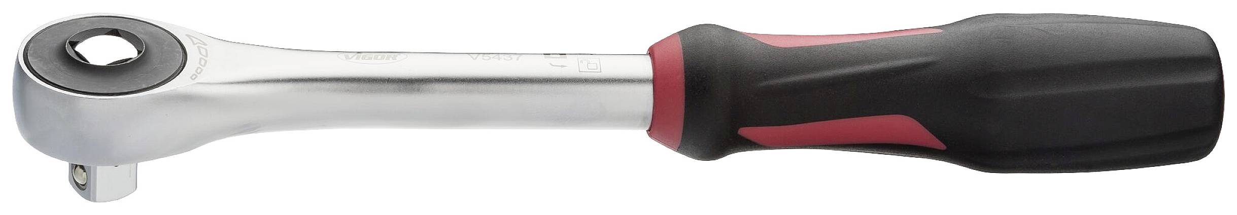 Vigor Ratelsleutel 1/2" met 360° Draaiknop - 288mm