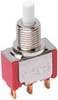 C & K Switches 8121J85ZGE225 tipkalo 120 V, 28 V/DC 1 A 1 x on/(on) s povratom žuta (Š x V) 15.24 mm x 12.70 mm 1 St. Bulk