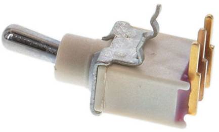 C & K Switches ET01MD1ABE Tuimelschakelaar 20 V/AC, 20 V/DC 0.4 A 1x aan/aan IP57 1 stuk(s) Bulk