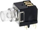 C & K Switches K5V1RD43T Druktoets 100 mA 1x aan/(aan) Moment Rood IP40 1 stuk(s) Bulk