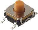 C & K Switches KSC403J50SHLFG Druktoets 10 mA 1x uit/(aan) Moment IP67 1 stuk(s) Tape