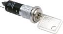 C & K Switches YM061U2C2WCNQ Sleutelschakelaar 125 V 4 A 1x uit/aan 2 x 90 ° 1 stuk(s)