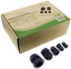 Quadrios 2009CA107 asortiman uvodnica vodootporno PA66 crna (RAL 9005) 1 Set