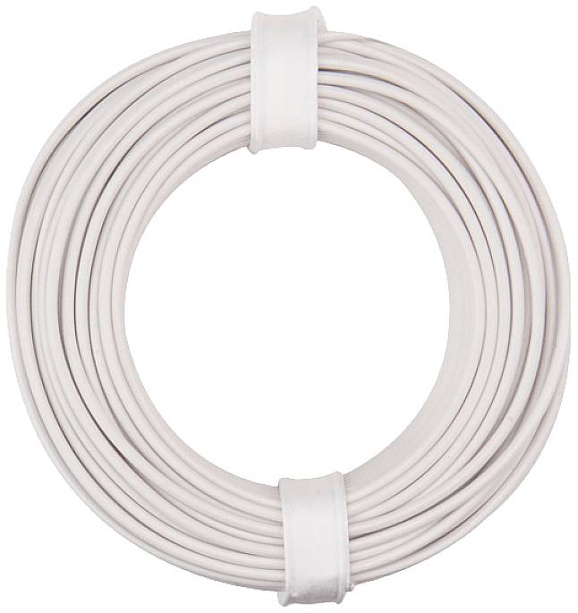 Donau Elektronik 150-015 Draad 1 x 0.50 mm² Wit 10 m