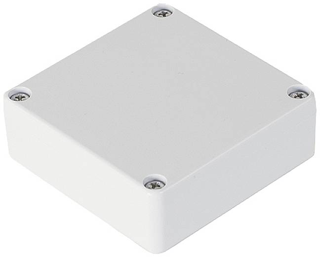 Hammond Electronics 1551WTGY Universele behuizing 60 x 60 x 22 ABS Grijs 1 stuk(s)