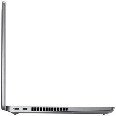 Pogled sa strane na otvoreni laptop, elegantnog dizajna, srebrnog kućišta, s vidljivim priključcima i ventilacijskim otvorima.