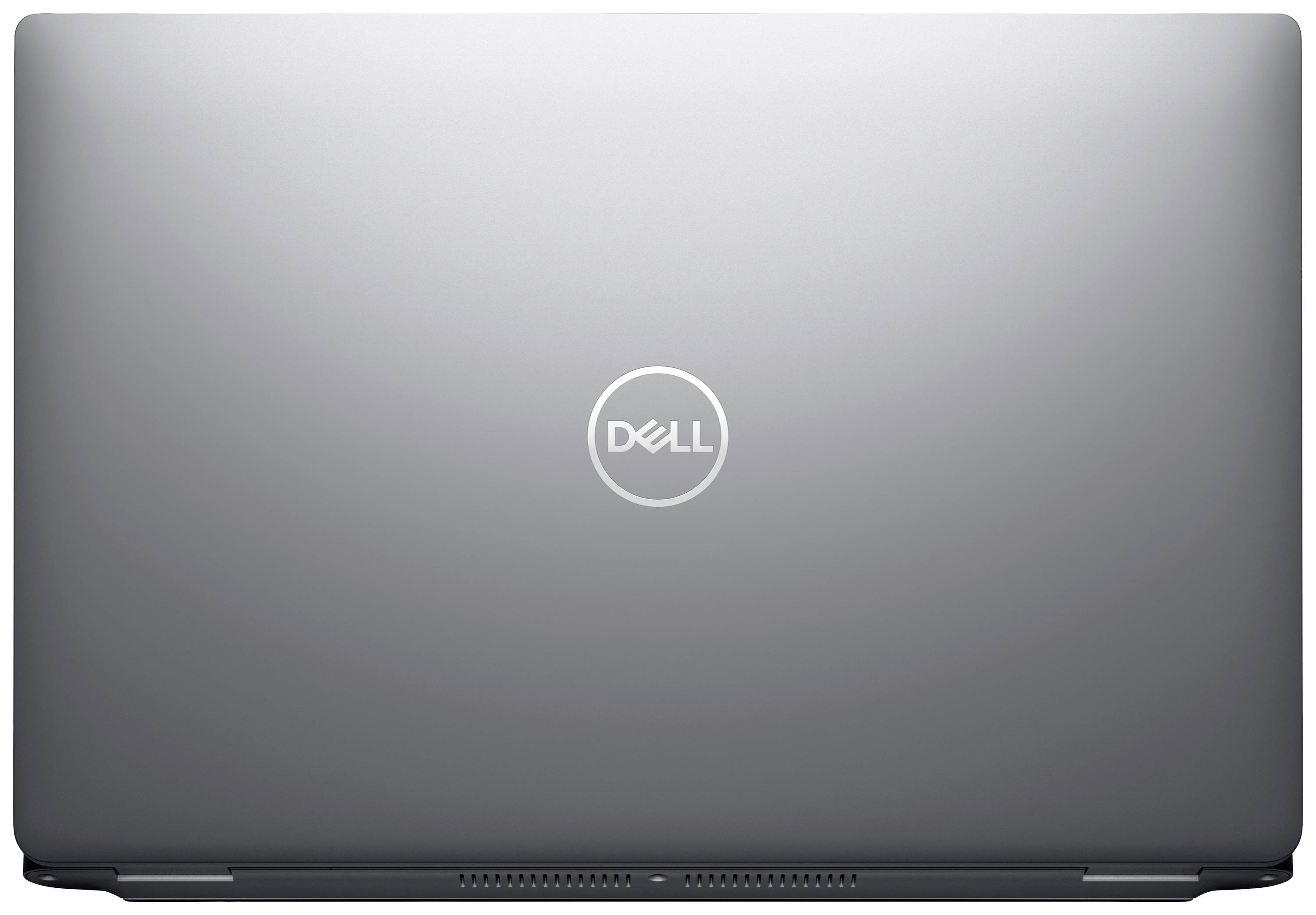 Srebreni laptop s logotipom 'Dell'-a na sredini poklopca.